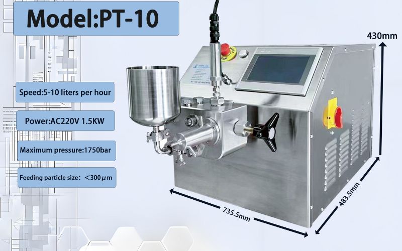 Laboratory scale homogenizer